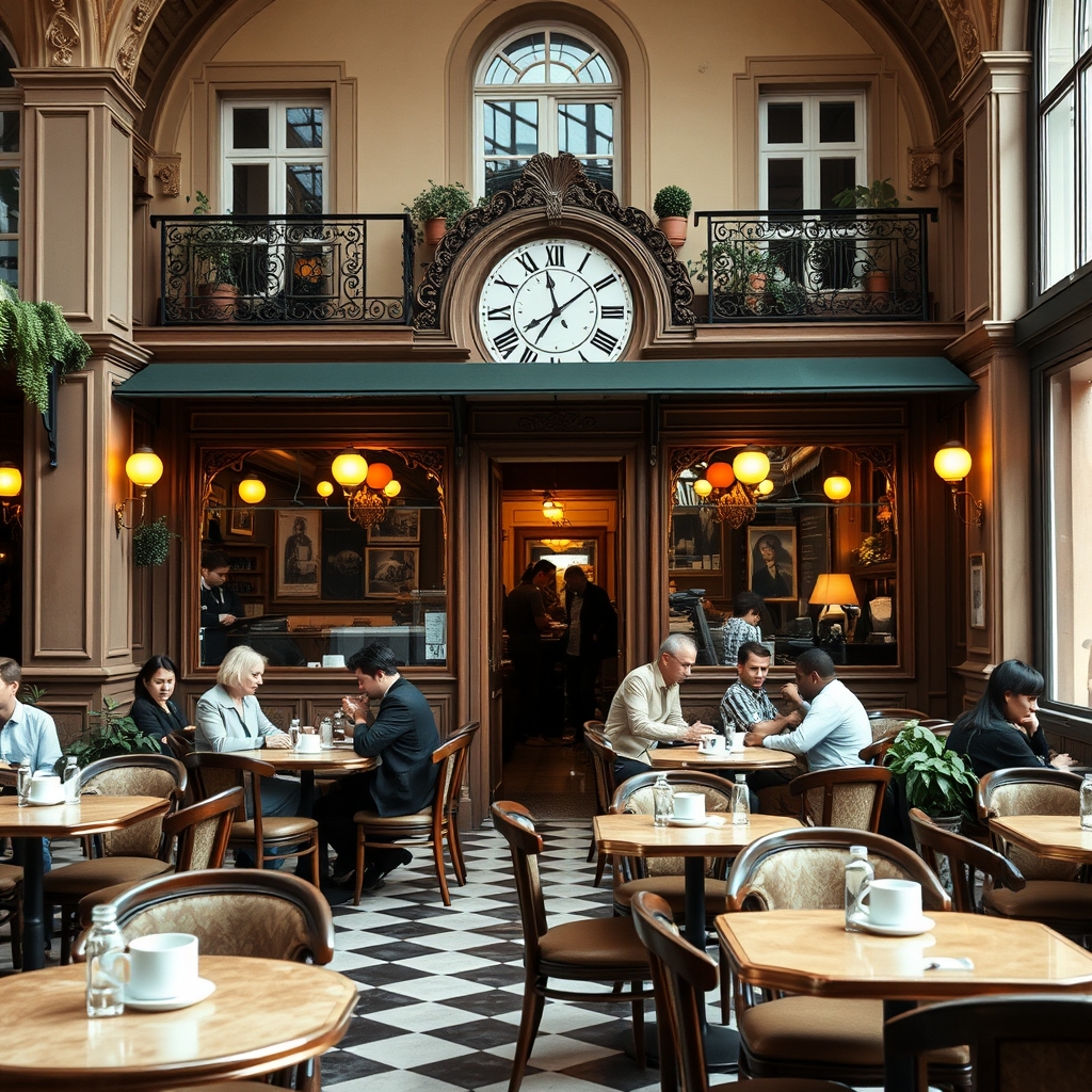 Le Café Central à Vienne : un exemple de café viennois · Les cafes les plus anciens du monde